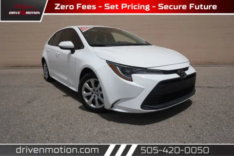 White 2023 Toyota Corolla LE Sedan 4D for sale in Rio Rancho, NM