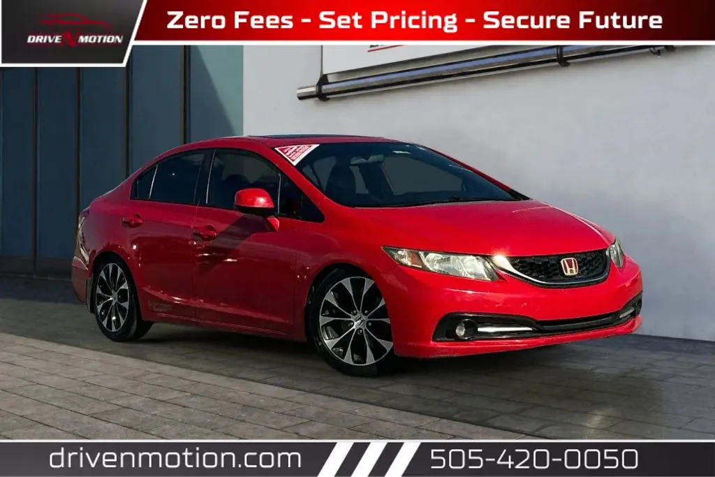 Red 2013 Honda Civic Si Sedan 4D for sale in Rio Rancho, NM