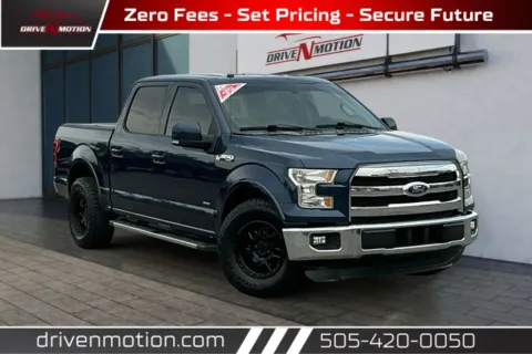 Blue 2016 Ford F-150 SuperCrew Cab Lariat Pickup 4D 5 1/2 ft for sale in Rio Rancho, NM