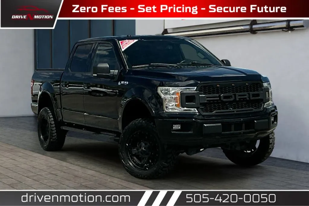 Black 2018 Ford F-150 SuperCrew Cab XLT Pickup 4D 5 1/2 ft for sale in Rio Rancho, NM