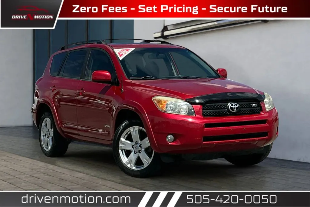 Red 2007 Toyota RAV4 Sport SUV 4D for sale in Rio Rancho, NM