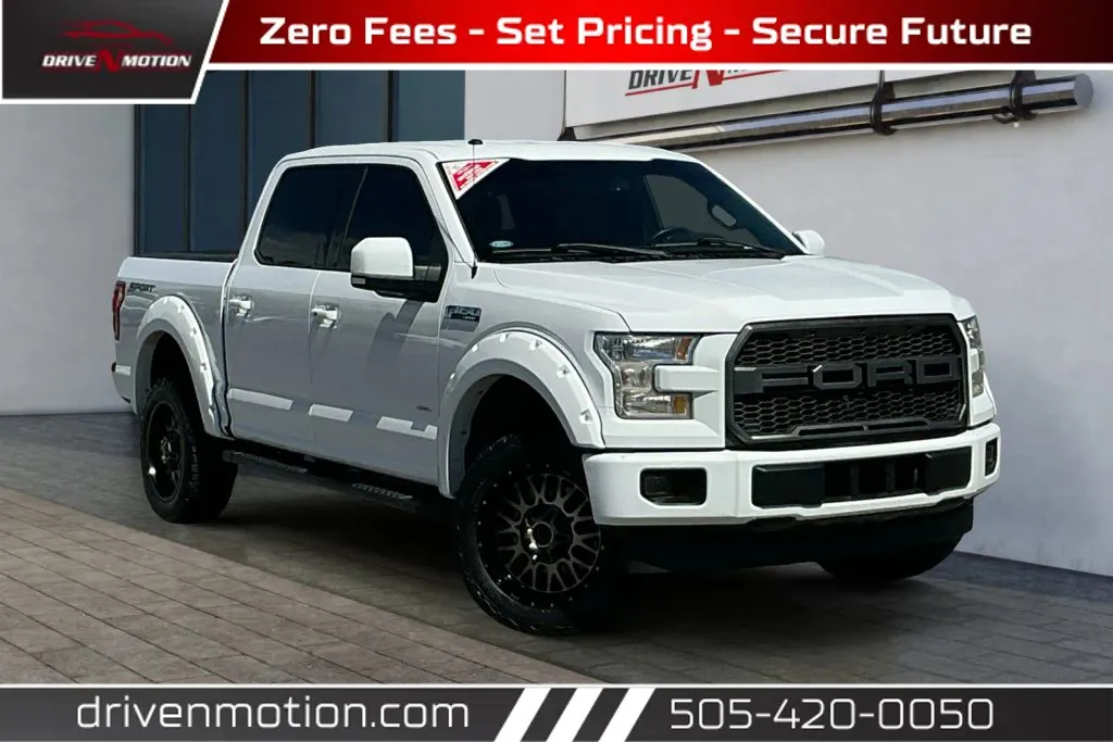 White 2017 Ford F-150 SuperCrew Cab Lariat Pickup 4D 5 1/2 ft for sale in Rio Rancho, NM