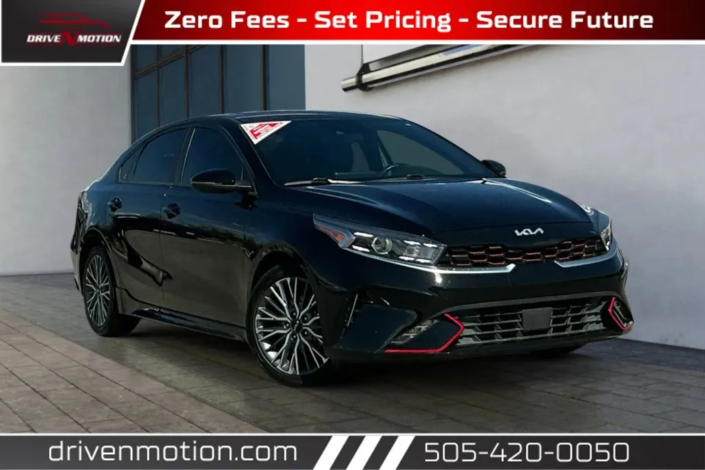 Black 2022 Kia Forte GT-Line Sedan 4D for sale in Rio Rancho, NM