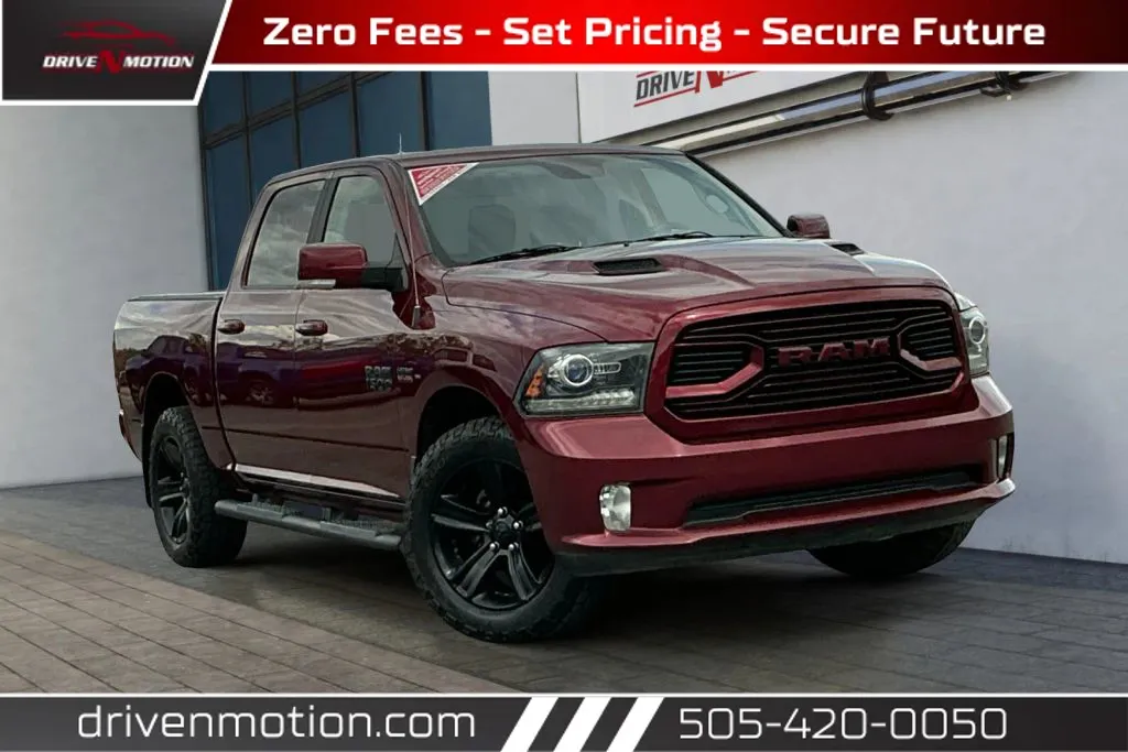 Red 2018 Ram 1500 Crew Cab Sport Pickup 4D 5 1/2 ft for sale in Rio Rancho, NM