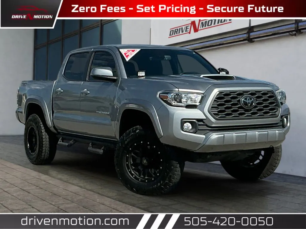 Silver 2021 Toyota Tacoma Double Cab TRD Sport Pickup 4D 5 ft for sale in Rio Rancho, NM