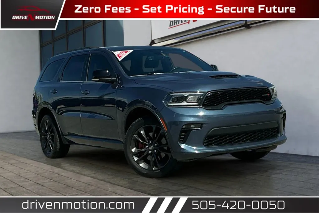 Blue 2021 Dodge Durango GT Plus Sport Utility 4D for sale in Rio Rancho, NM