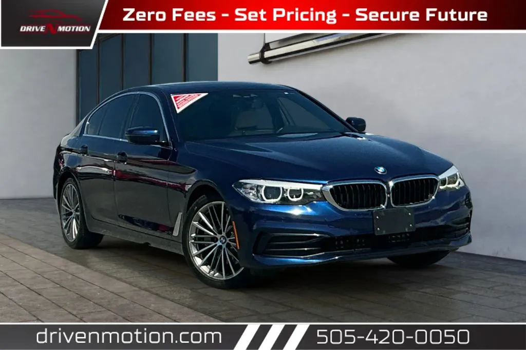 Blue 2019 BMW 5 Series 530i Sedan 4D for sale in Rio Rancho, NM