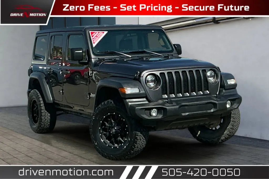 Gray 2018 Jeep Wrangler Unlimited All New Sport S Sport Utility 4D for sale in Rio Rancho, NM