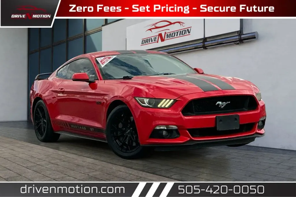 Red 2017 Ford Mustang GT Premium Coupe 2D for sale in Rio Rancho, NM