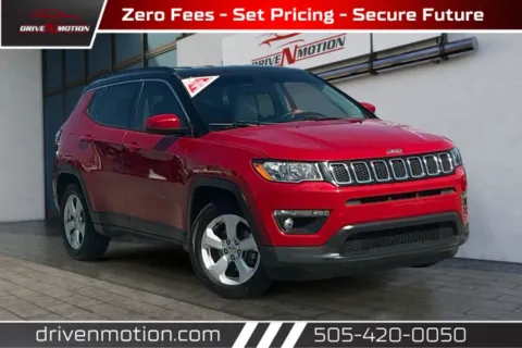 Red 2020 Jeep Compass Latitude Sport Utility 4D for sale in Rio Rancho, NM