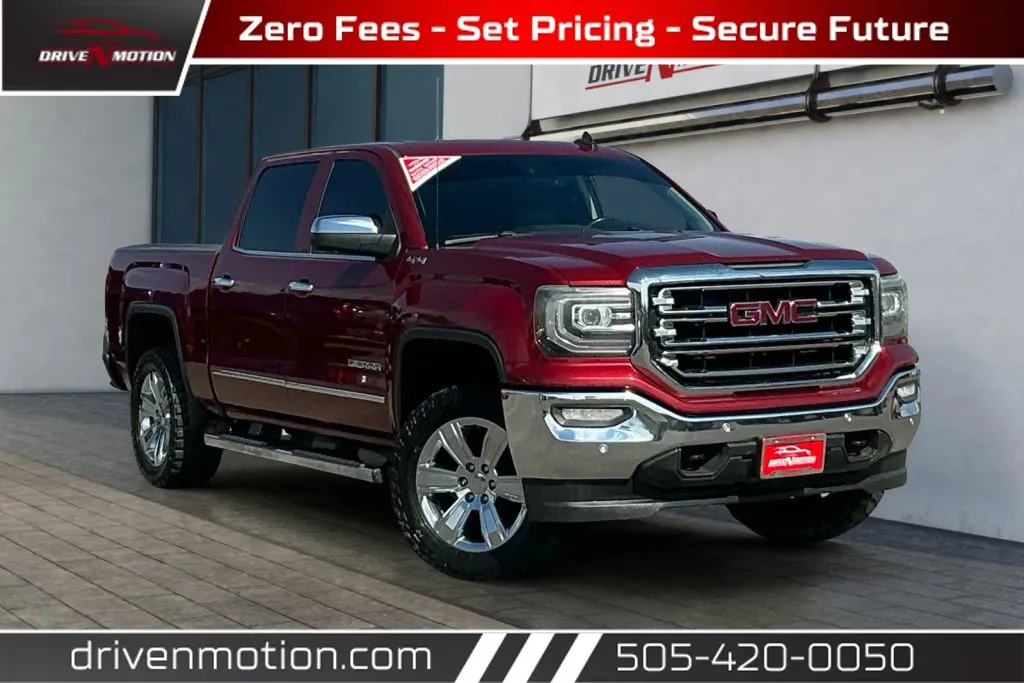 Red 2018 GMC Sierra 1500 Crew Cab SLT Pickup 4D 5 3/4 ft for sale in Rio Rancho, NM