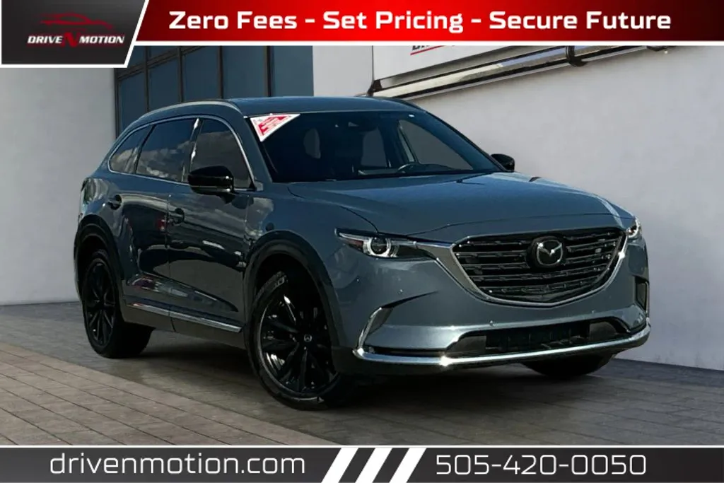 Gray 2022 MAZDA CX-9 Carbon Edition Sport Utility 4D for sale in Rio Rancho, NM
