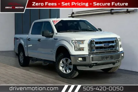 White 2016 Ford F-150 SuperCrew Cab XLT Pickup 4D 5 1/2 ft for sale in Rio Rancho, NM