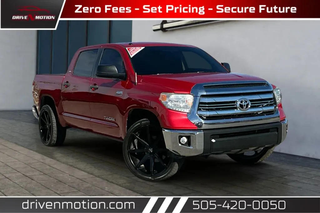 Red 2017 Toyota Tundra CrewMax SR5 Pickup 4D 5 1/2 ft for sale in Rio Rancho, NM