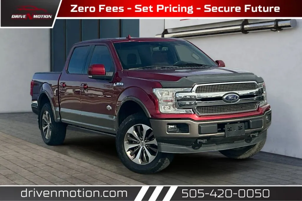 Red 2019 Ford F-150 SuperCrew Cab King Ranch Pickup 4D 5 1/2 ft for sale in Rio Rancho, NM