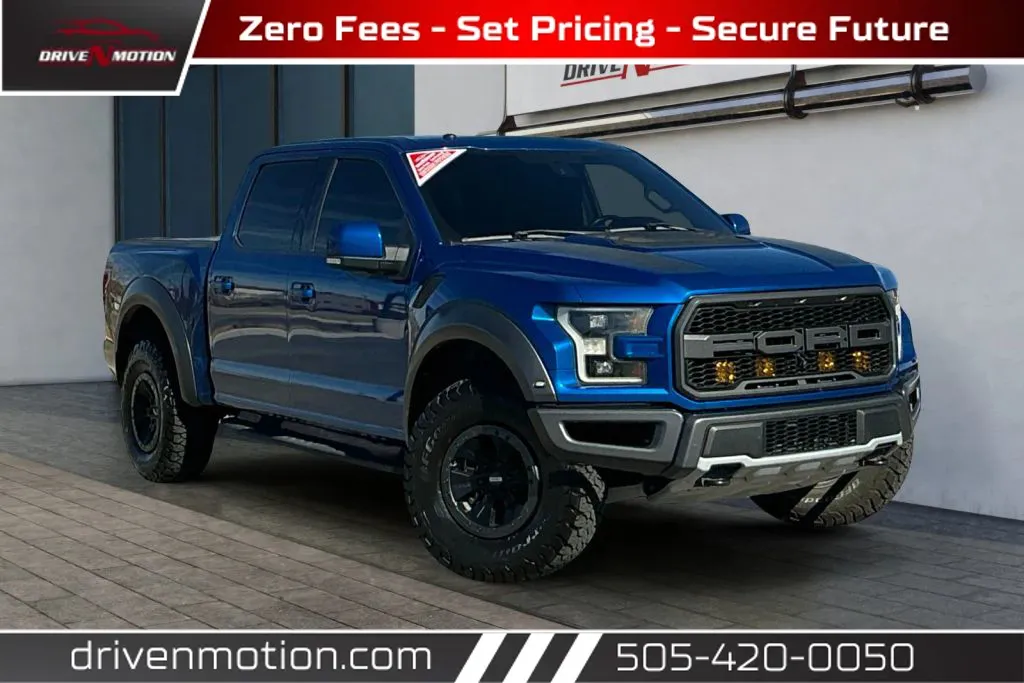 Blue 2018 Ford F-150 SuperCrew Cab Raptor Pickup 4D 5 1/2 ft for sale in Rio Rancho, NM