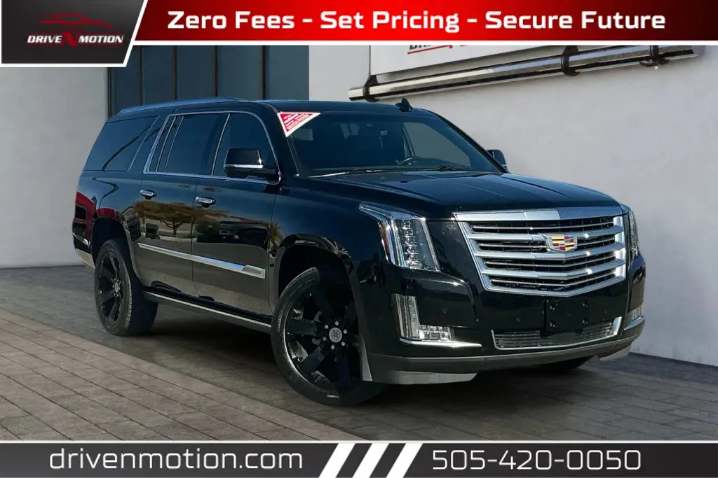 Black 2019 Cadillac Escalade ESV Platinum Sport Utility 4D for sale in Rio Rancho, NM