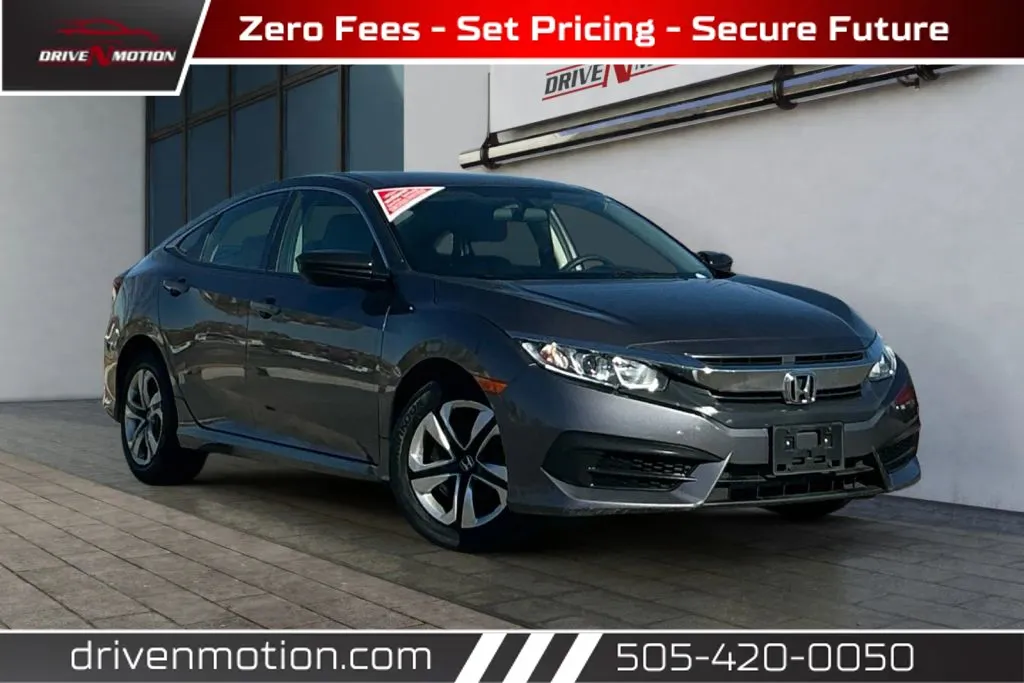 Gray 2018 Honda Civic LX Sedan 4D for sale in Rio Rancho, NM