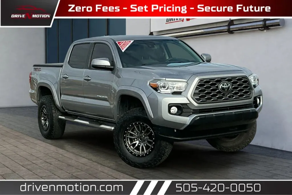 Silver 2021 Toyota Tacoma Double Cab SR5 Pickup 4D 5 ft for sale in Rio Rancho, NM