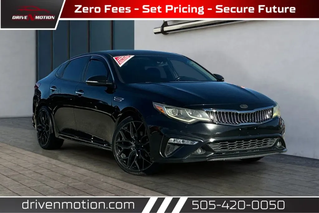 Black 2019 Kia Optima S Sedan 4D for sale in Rio Rancho, NM
