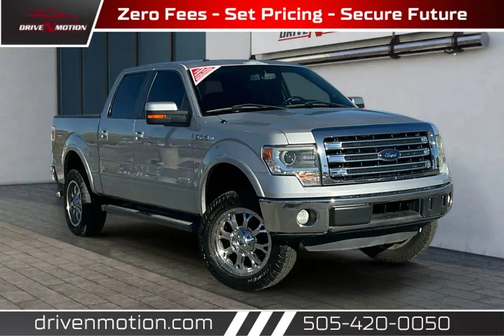 Gray 2014 Ford F-150 SuperCrew Cab Lariat Pickup 4D 5 1/2 ft for sale in Rio Rancho, NM
