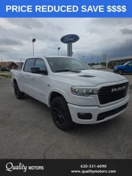 White 2026 Ram 1500 Laramie for sale in Independence, KS