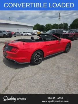 Another view of 2018 Ford Mustang EcoBoost Premium for sale in Independence, KS at Quality Motors Chrysler Dodge Jeep Ram