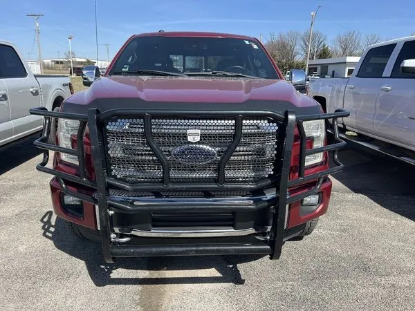 Red 2015 Ford F-150 Platinum for sale in Independence, KS