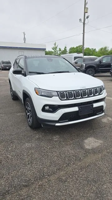 White 2026 Jeep Compass Limited for sale in Independence, KS