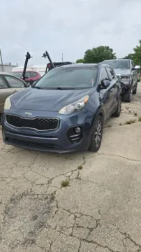 Blue 2018 Kia Sportage EX for sale in Independence, KS