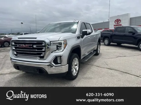 Silver 2021 GMC Sierra 1500 SLT for sale in Independence, KS