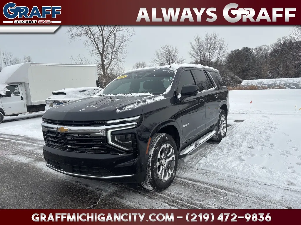 Gray 2025 Chevrolet Tahoe LS for sale in Michigan City, IN
