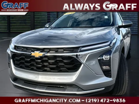 Gray 2024 Chevrolet Trax LT for sale in Michigan City, IN