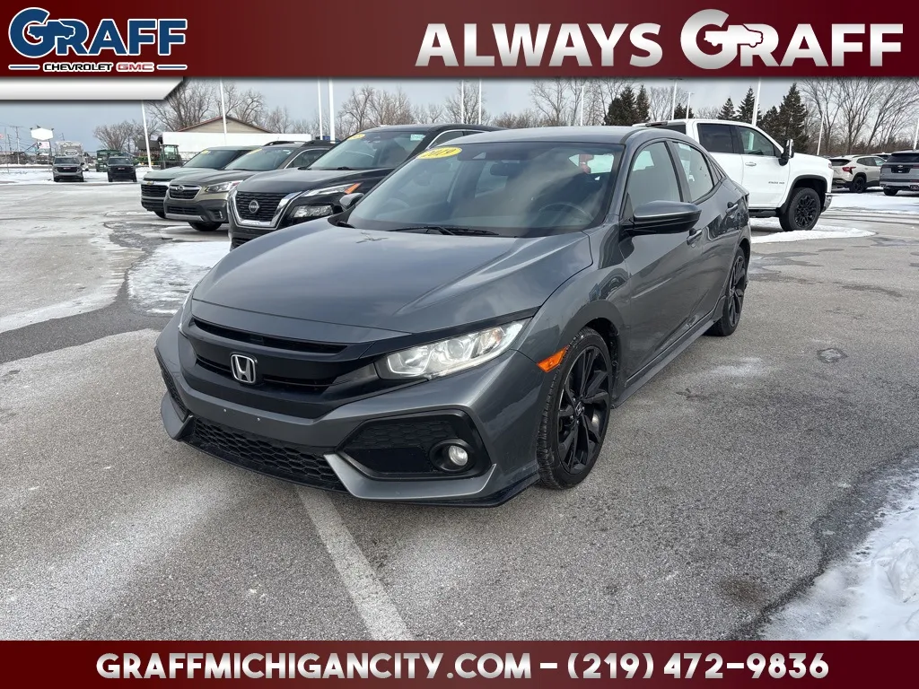 Gray 2019 Honda Civic Sport for sale in Michigan City, IN