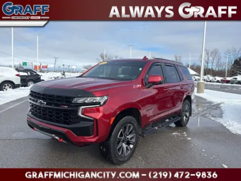 Red 2023 Chevrolet Tahoe Z71 for sale in Michigan City, IN