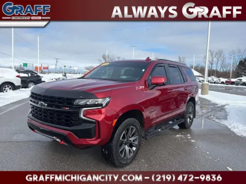 Red 2023 Chevrolet Tahoe Z71 for sale in Michigan City, IN