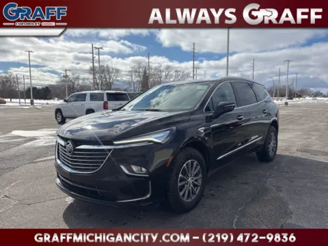 Black 2022 Buick Enclave Premium Group for sale in Michigan City, IN