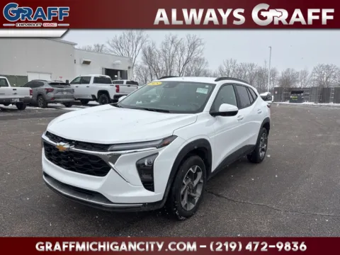 White 2025 Chevrolet Trax LT for sale in Michigan City, IN
