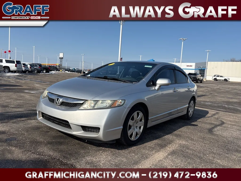 Silver 2011 Honda Civic LX for sale in Michigan City, IN