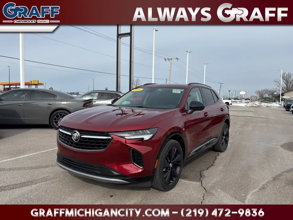 Red 2023 Buick Envision Preferred for sale in Michigan City, IN