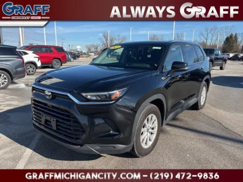 Black 2025 Toyota Grand Highlander XLE for sale in Michigan City, IN
