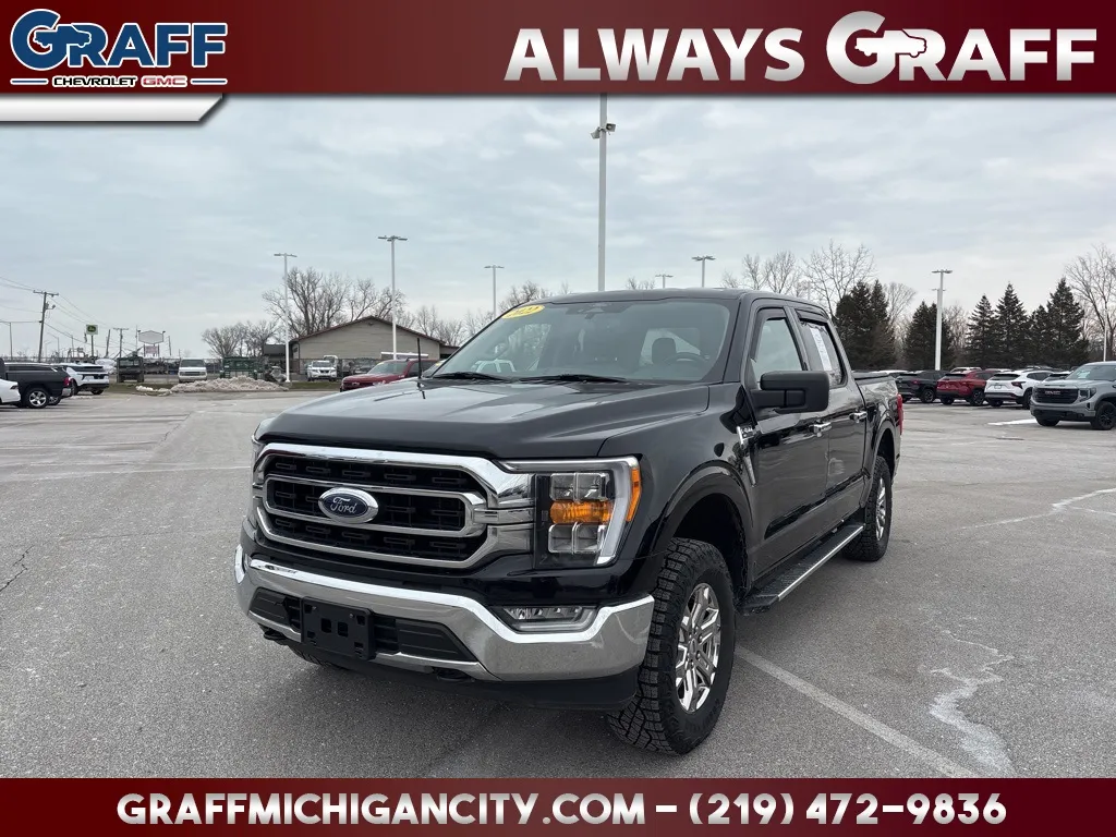 Black 2022 Ford F-150 XLT for sale in Michigan City, IN