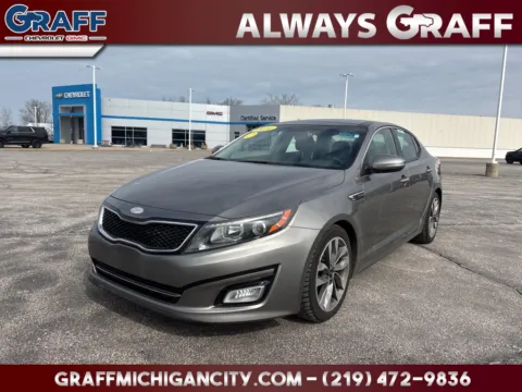 Silver 2014 Kia Optima SX for sale in Michigan City, IN