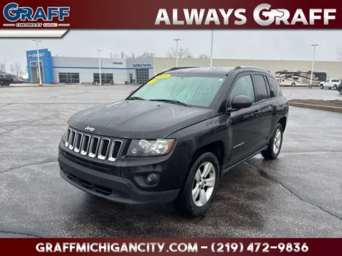 Black 2016 Jeep Compass Sport for sale in Michigan City, IN