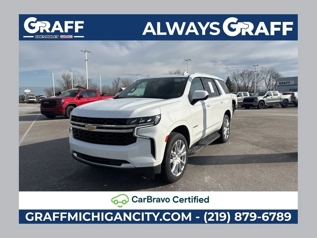 White 2024 Chevrolet Tahoe LS for sale in Michigan City, IN