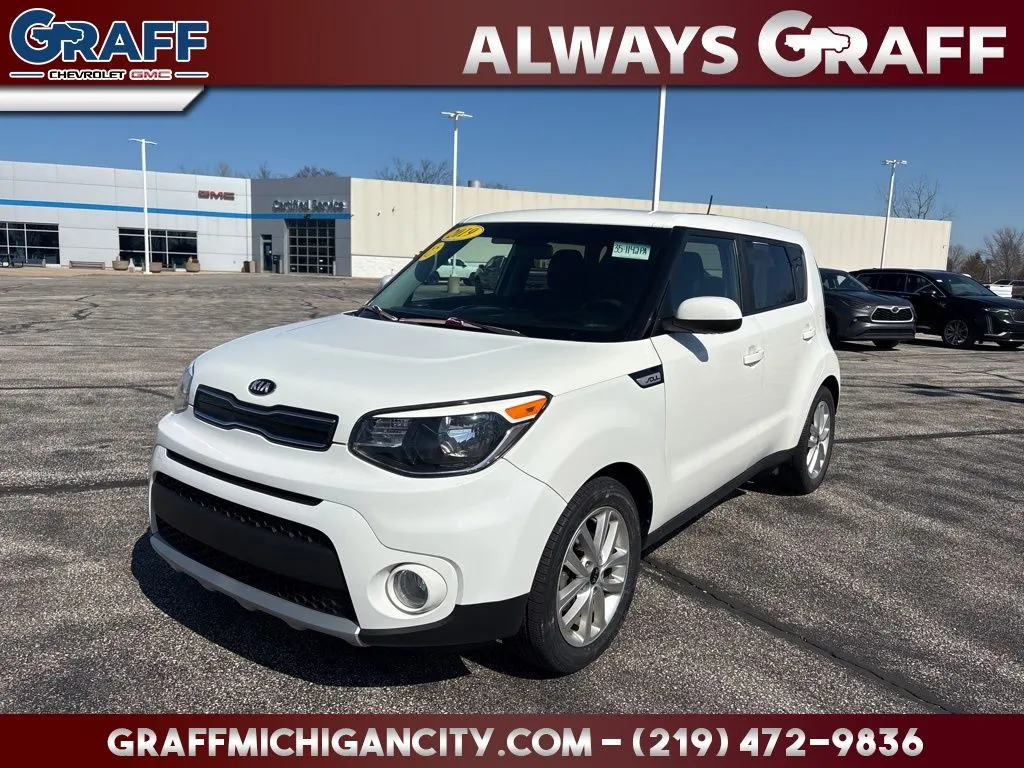 White 2019 Kia Soul Plus for sale in Michigan City, IN