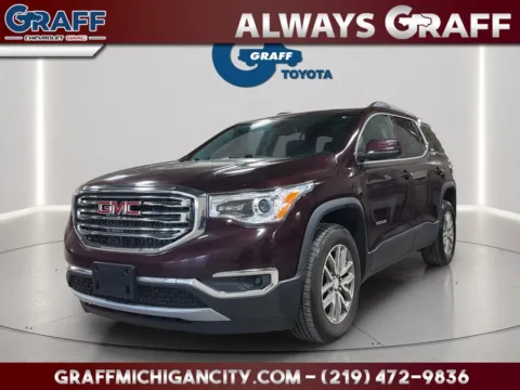 Black 2018 GMC Acadia SLE-2 for sale in Michigan City, IN