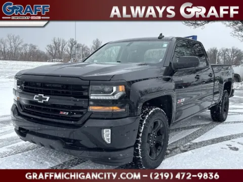 Black 2017 Chevrolet Silverado 1500 LT for sale in Michigan City, IN