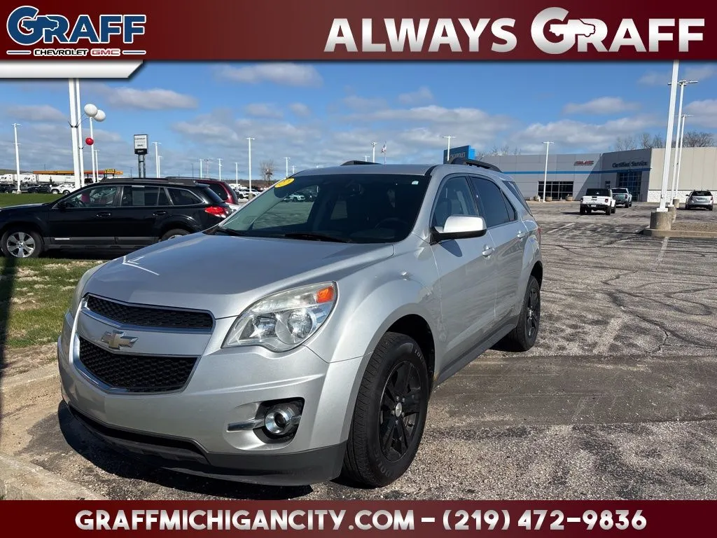 Silver 2015 Chevrolet Equinox LT for sale in Michigan City, IN