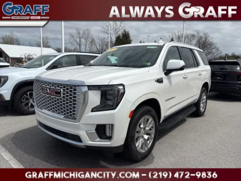 White 2021 GMC Yukon Denali for sale in Michigan City, IN